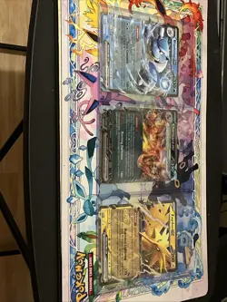 Jumbo Pokemon Cards Charizard, Blastoise, And Zapdos (Big Top Loader Included) - Image 1