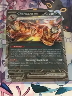 Jumbo Pokemon Cards Charizard, Blastoise, And Zapdos (Big Top Loader Included) - Image 3
