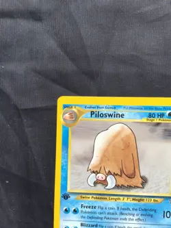 Pokemon Cards: Neo Genesis 1st Edition Uncommon: Piloswine 44/111 - Image 2