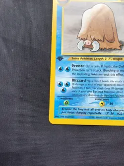 Pokemon Cards: Neo Genesis 1st Edition Uncommon: Piloswine 44/111 - Image 5