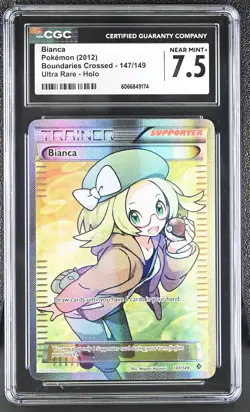 CGC 7.5 Bianca 2012 Boundaries Crossed 147/149 Ultra Rare Holo Pokemon Card - Image 1