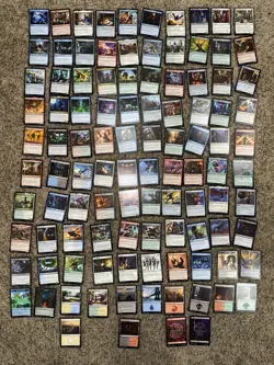 Magic The Gathering Marvel's Spider-Man 104 Card Lot NM - No Doubles - No Foil - Image 1