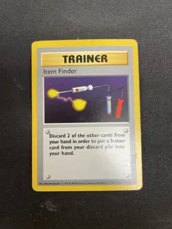 Item Finder 74/102 Base Set Shadowless Rare Pokemon Card - Image 1