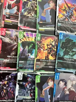 Gundam TCG: GD01: LOT 85 (Rare) Cards All NM - Image 3