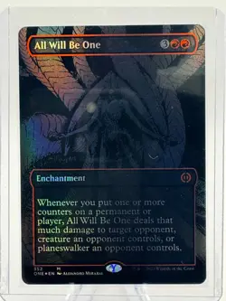 Near MintAll Will Be One (Oil Slick Raised Foil) Phyrexia: All Will Be One Foil - Image 1