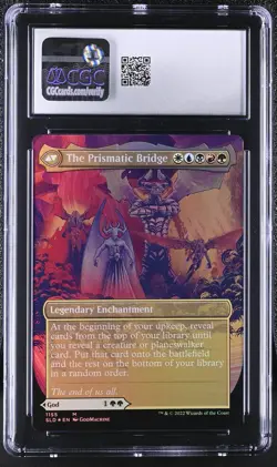 ESIKA, GOD OF THE TREE Secret Lair Foil Mythic CGC 8 MTG EDH [Nostalgium] - Image 2