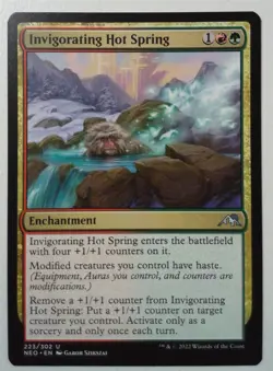 Invigorating Hot Spring *Uncommon* Magic MtG x1 Kamigawa Neon Dynasty - Image 1
