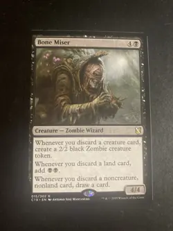 MTG - NM - Bone Miser - Commander 2019 - Image 1
