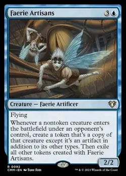 Near Mint, English - 1 x MTG Faerie Artisans Commander Masters - Image 1