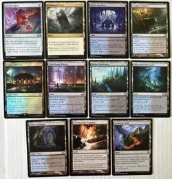 11x Dimir Commander Land Lot - Nonbasic - Blue Black - MTG EDH - w/foil - Image 1