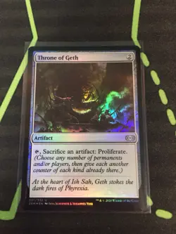 MTG Magic The Gathering Throne Of Geth Foil 2XM Artifact Proliferate Commander - Image 1