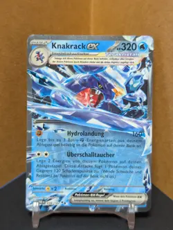 Pokemon | Knakrack EX 038/182 (PAR038) Paradoxrift | Near Mint | Deutsch Fullart - Image 1