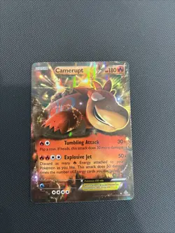 Camerupt EX 29/160 Primal Clash XY Pokemon Card - Image 1