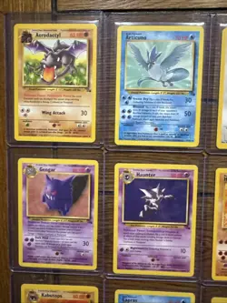100% Complete Fossil Set 62/62 WOTC Vintage Pokemon Cards HOLO 1999 - Image 4