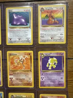 100% Complete Fossil Set 62/62 WOTC Vintage Pokemon Cards HOLO 1999 - Image 5