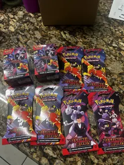 Pokemon TCG Scarlet & Violet Destined Rivals Booster Bundle X2 & 6 Blisters Seal - Image 1