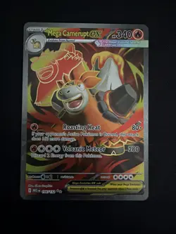 Pokemon TCG Mega Evolution Mega Camerupt Ex #156 Ultra Rare - Image 1