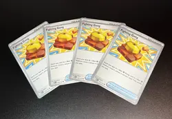 4x Fighting Gong 116/132 Mega Evolution Regular Pokemon TCG Playset NM - Image 1