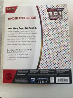 Pokemon TCG Scarlet & Violet Pokemon 151 Binder Collection New Sealed - Image 2