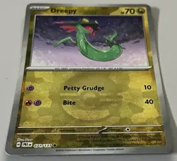 Pokemon Prismatic Evolutions Dreepy Basic #071PBALL Common Reverse Holo #071/131 - Image 1