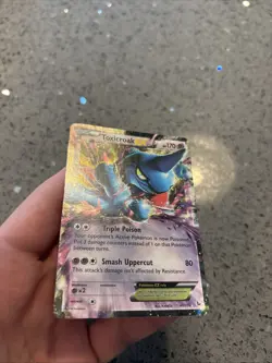 Toxicroak EX 41/106 Holo Flashfire Light Play Pokemon TCG 2014 - Image 4
