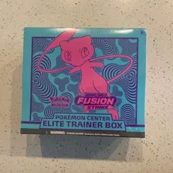 Pokemon Center ETB Fusion Strike TCG Elite Trainer Box Sealed! - Image 1