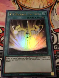 1x (P) Xyz Change Tactics - DUPO-EN065 - Ultra Rare - 1st Edition YuGiOh - Image 1