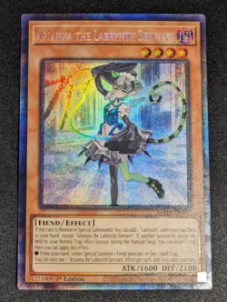 Yugioh Arianna The Labrynth Servant TAMA-EN017 1st Edition Collector Rare NM - Image 1