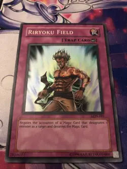 Yugioh Riryoku Field LON-081 Super Rare LP - Image 1