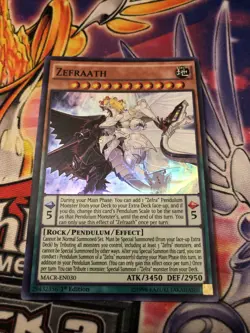 1x (EX) Zefraath - MACR-EN030 - Super Rare - 1st Edition YuGiOh - Image 1