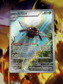 Ninjask 137/132 Illustration Rare! Mega Evolution NM English Pokemon Card - Image 2