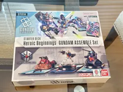 SEALED ENGLISH GUNDAM CARD GAME ASSEMBLE HEROIC BEGINNING STARTER DECK SET ST01A - Image 1