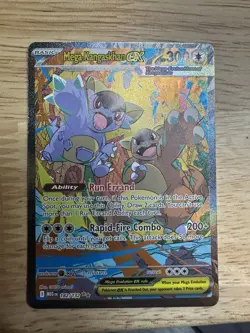 Mega Kangaskhan EX SAR 182/132 Pokemon Card English Near Mint - Image 1