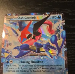 Pokemon TCG Ash-Greninja EX XY Black Star Promo XY133 Holo Card TCG Regular Size - Image 3