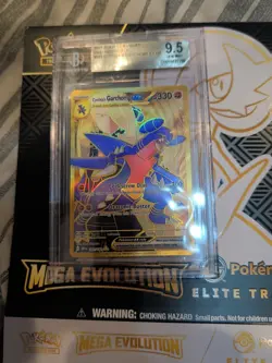 Destined Rivals Cynthia's Garchomp EX Gold Hyper-Rare Card 241/182 - Image 1