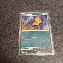 Pokemon TCG Scraggy 186 Black Star Promo Cosmos Holo Card NM - Image 4