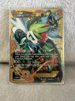 Shaymin EX 77a/108 XY Alternate Art Promo 2017 English Pokemon Card NM NEAR MINT - Image 2