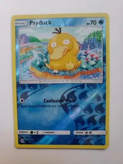 Pokemon Card Psyduck 28/149 M Sun & Moon Base Reverse Holo Rare - Image 1