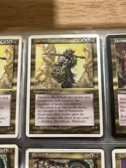 Dakkon Blackblade. MTG Magic the Gathering. Mint Condition. Early 1990’s Edition - Image 1