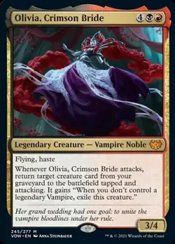 Olivia, Crimson Bride - Near Mint MTG Innistrad: Crimson Vow - Image 1