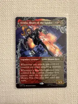 Arana, Heart of the Spider Borderless R0213 Spider-Man MTG NM - Image 1
