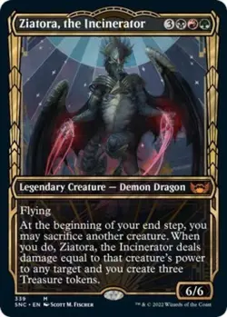 Ziatora, the Incinerator (Showcase) - Near Mint MTG Streets of New Capenna - Image 1