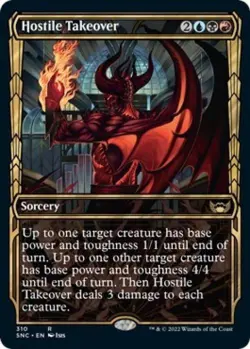 Hostile Takeover (Showcase) - Near Mint MTG Streets of New Capenna - Image 1