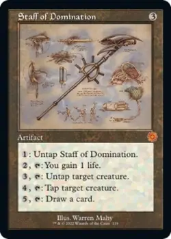 Staff of Domination (Schematic) - Near Mint MTG - Image 1