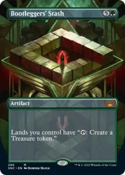 Bootleggers' Stash (Borderless) - Near Mint MTG Streets of New Capenna - Image 1