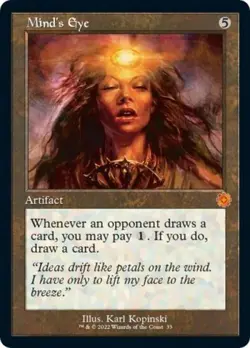 Mind's Eye - Near Mint MTG The Brothers' War: Retro Frame Artifacts - Image 1