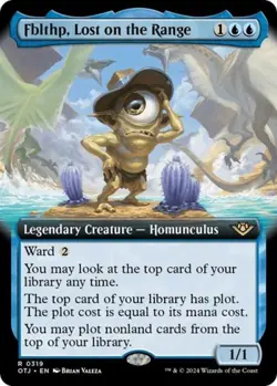 Fblthp, Lost on the Range (Extended Art) - Near Mint MTG - Image 1