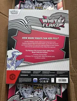 Pokemon Scarlet & Violet White Flare Binder Collection Sealed Lot Of 6 - Image 2