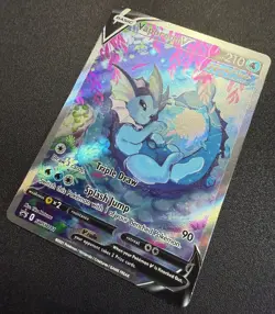 Vaporeon V SWSH181 Alt Art Full Art Holo Black Star Promo Pokemon TCG - Image 2