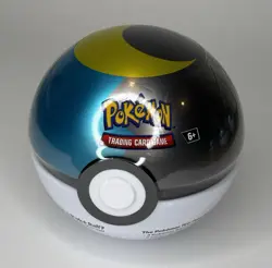 Pokemon TCG PokeBall Tin - Moon Ball H24 - Sealed NEW - 3 Booster Packs - Image 1